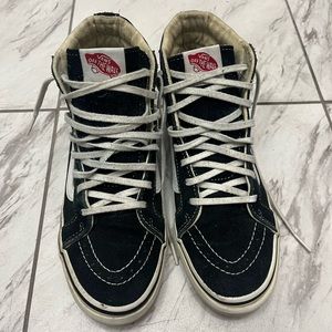 worn high top vans size 6.5 women’s